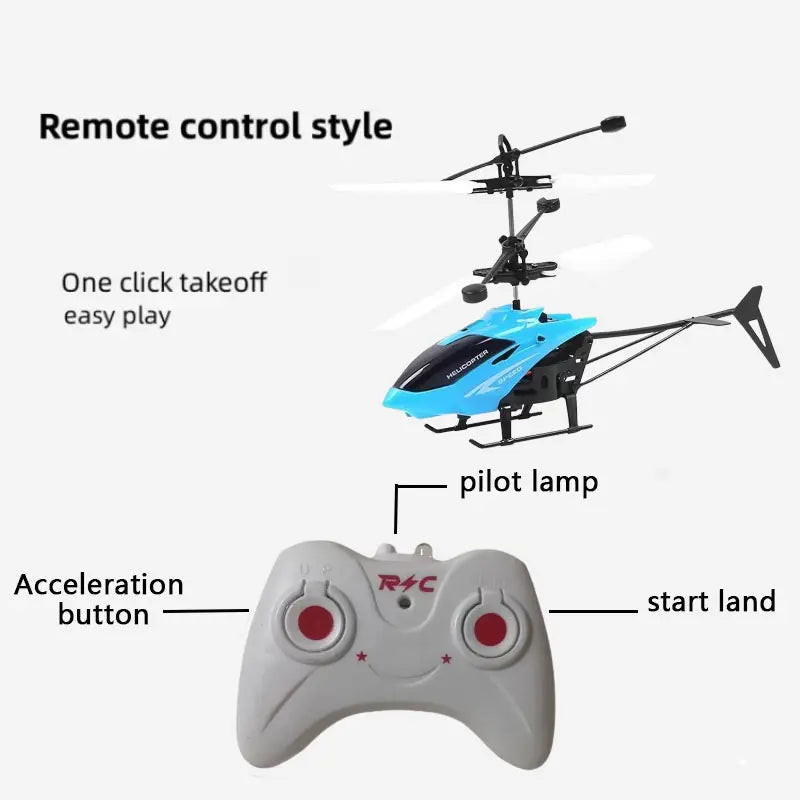 Mini Hand Controlled RC Helicopter for Kids