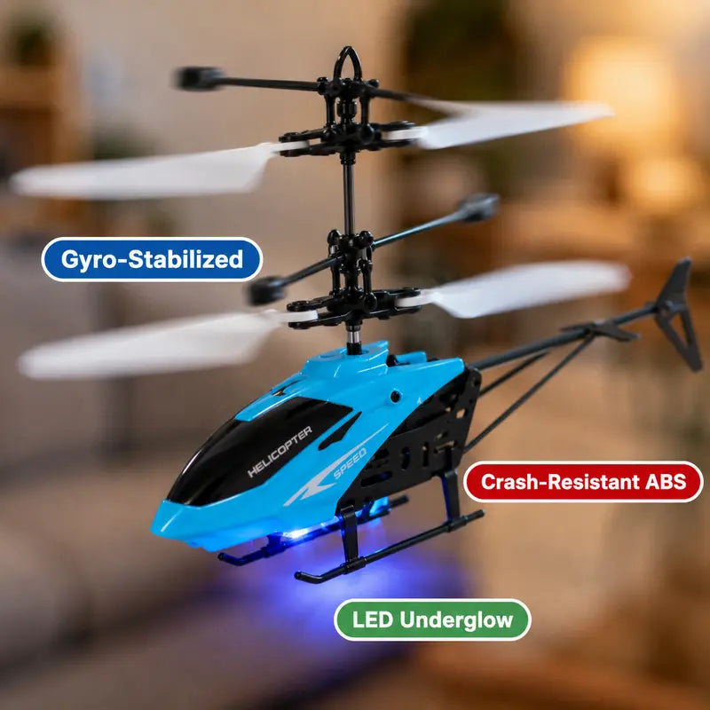 Mini Hand Controlled RC Helicopter for Kids