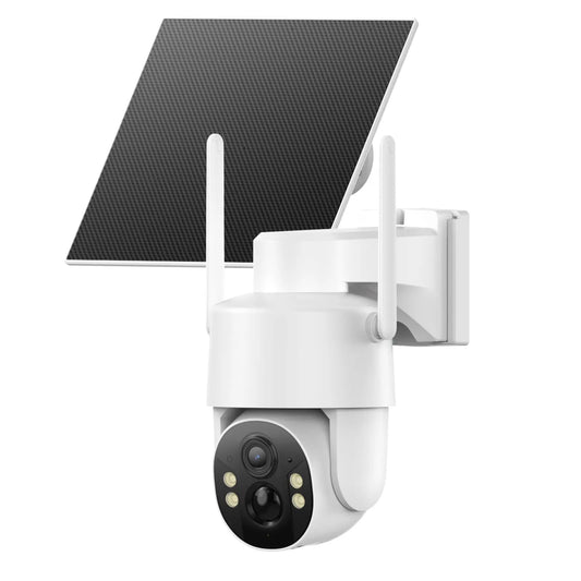 Solar Powered 4G Security Camera, 4MP HD Color Night Vision, Built-in Cellular Card, No WiFi Outdoor Camera for Farm/Home with IP65 Waterproof, 4G LTE Data Service need activate Monitoring Memory